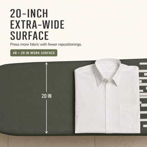SLIETON 48 by 20 inch extra-wide ironing surface