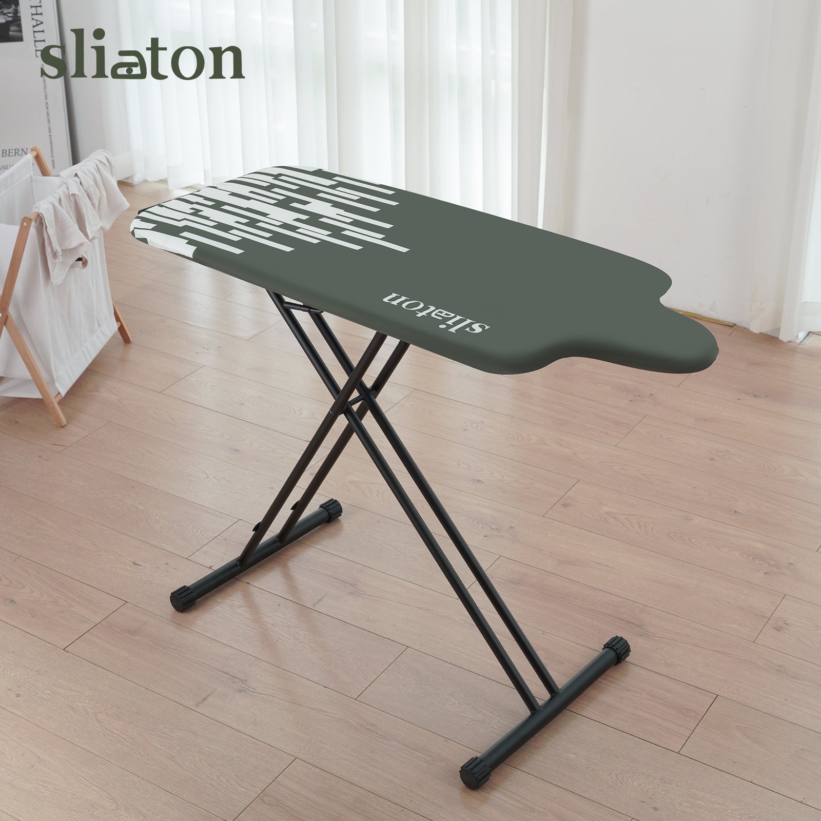 Slieton Extra Large Ironing Board with Large Hang Rail